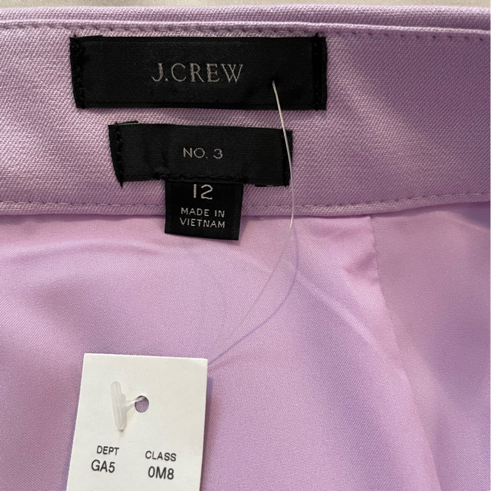 J. Crew Light Purple No. 3 Pencil Skirt Size 12 New - Picture 8 of 12